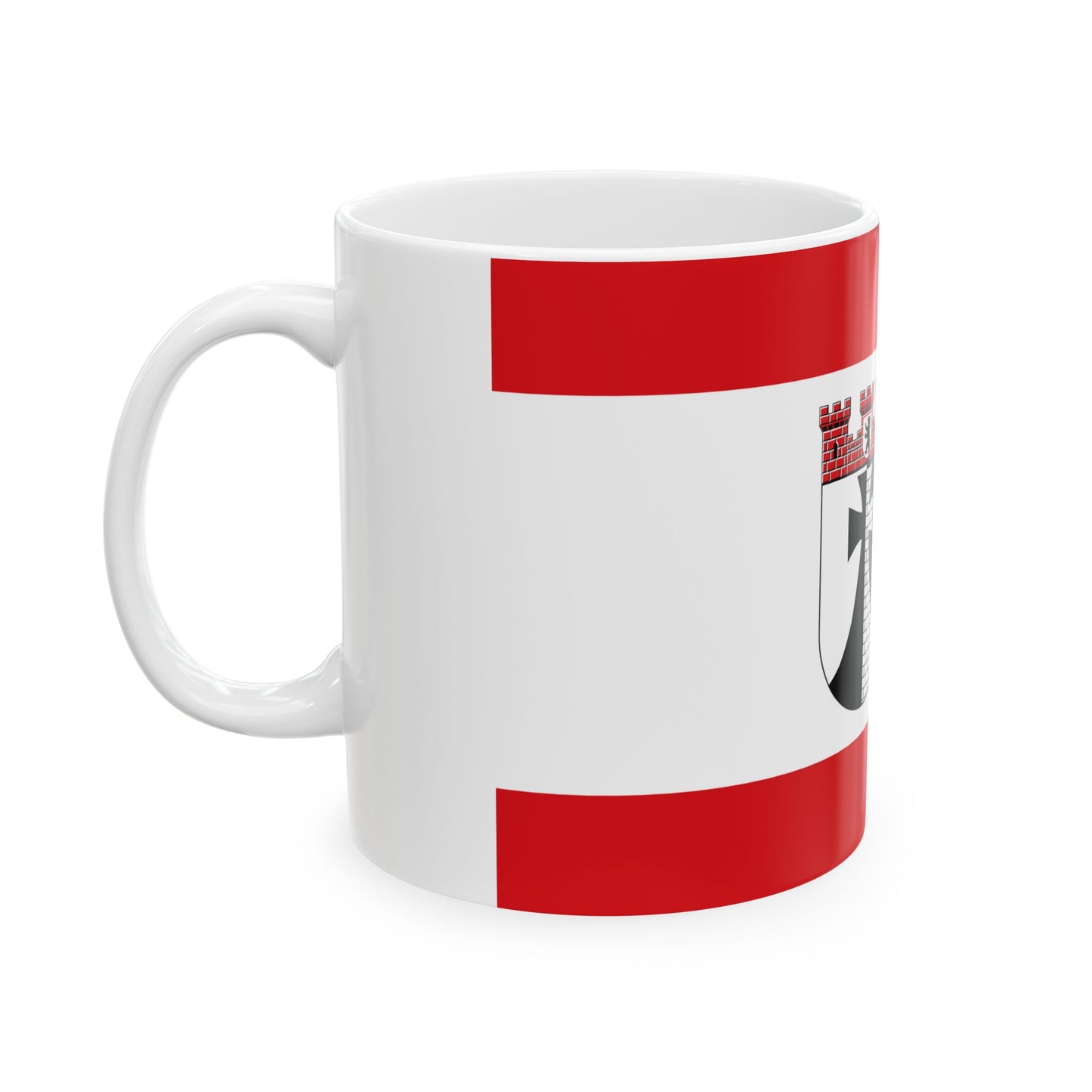 DEU Kreuzberg district Flag (Germany) White Coffee Mug-Go Mug Yourself