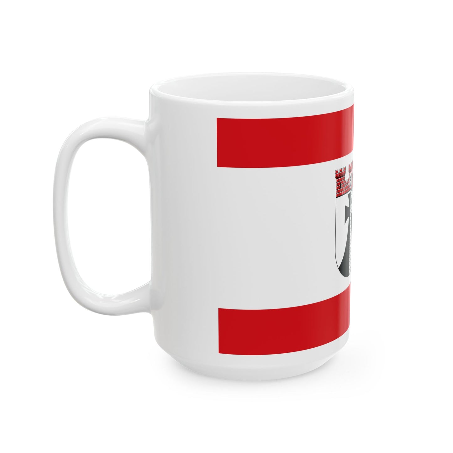 DEU Kreuzberg district Flag (Germany) White Coffee Mug-Go Mug Yourself