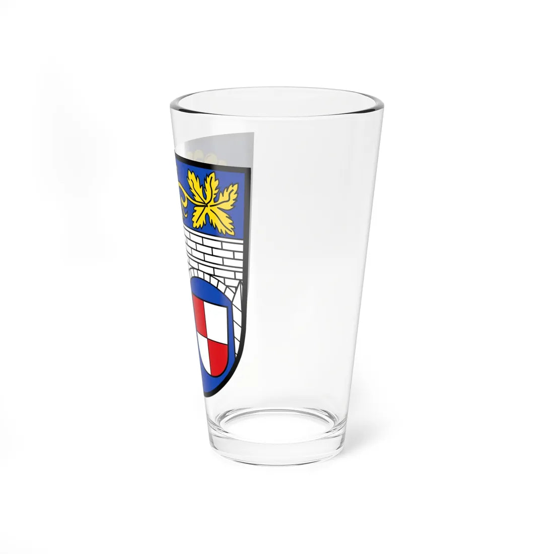 DEU Landkreis Kitzingen COA (Germany) (Coat of Arms) Pint Glass 16oz - Go Mug Yourself