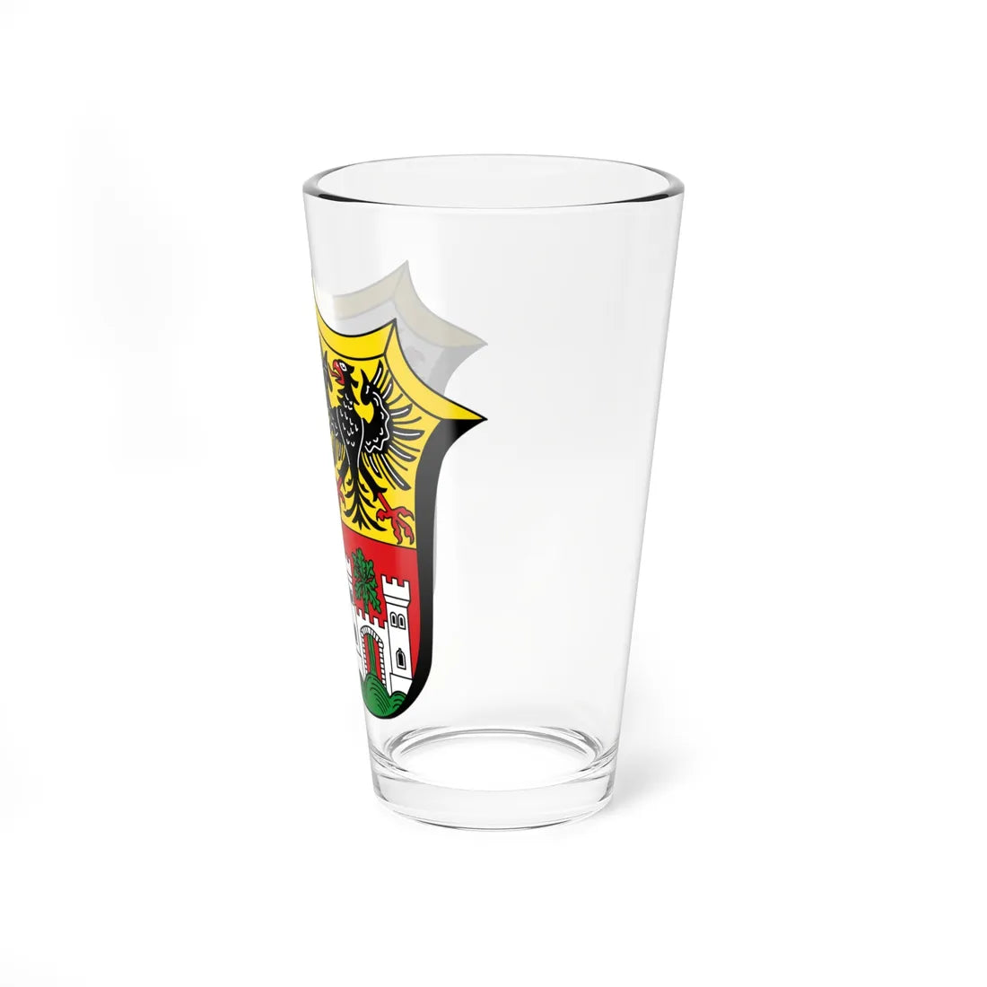 DEU Landkreis Traunstein COA (Germany) (Coat of Arms) Pint Glass 16oz - Go Mug Yourself