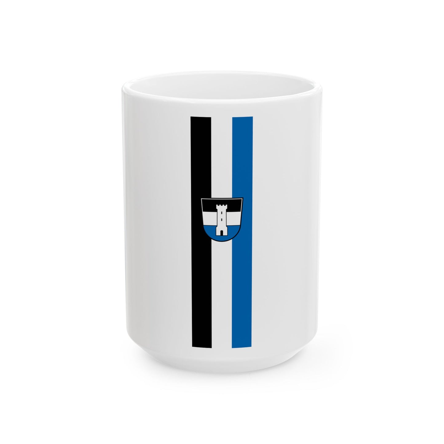 DEU Neu-Ulm Banner (Germany) White Coffee Mug-15oz-Go Mug Yourself