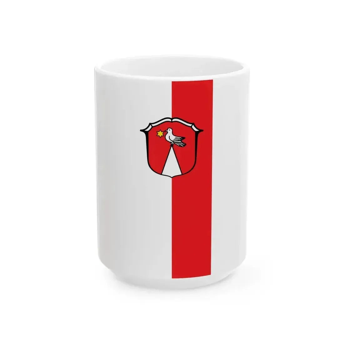 DEU Oberostendorf Banner (Germany) White Coffee Mug 15oz - Go Mug Yourself
