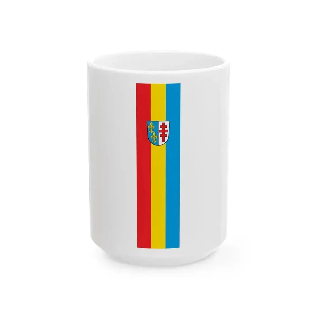 DEU Obertraubling Banner (Germany) White Coffee Mug 15oz - Go Mug Yourself