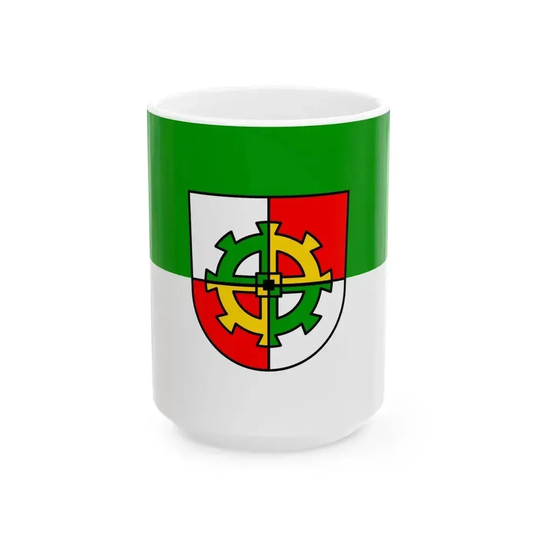 DEU Ostfildern Flag (Germany) White Coffee Mug 15oz - Go Mug Yourself