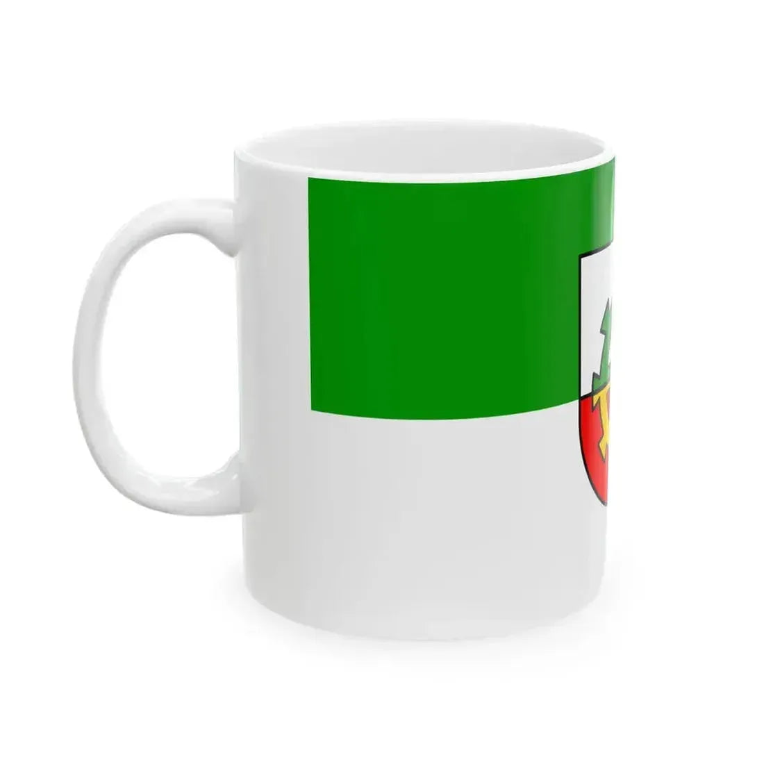DEU Ostfildern Flag (Germany) White Coffee Mug - Go Mug Yourself