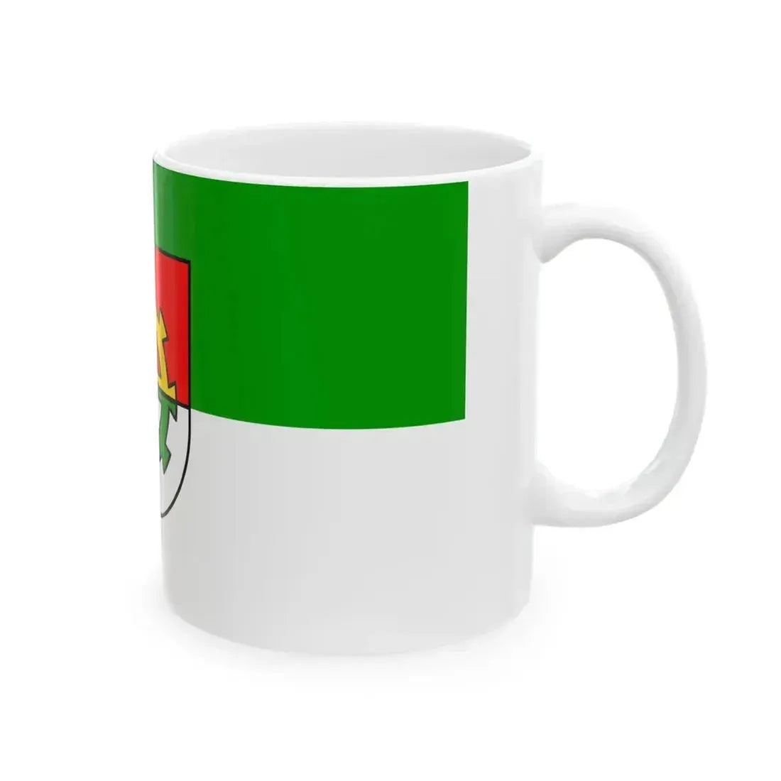 DEU Ostfildern Flag (Germany) White Coffee Mug - Go Mug Yourself