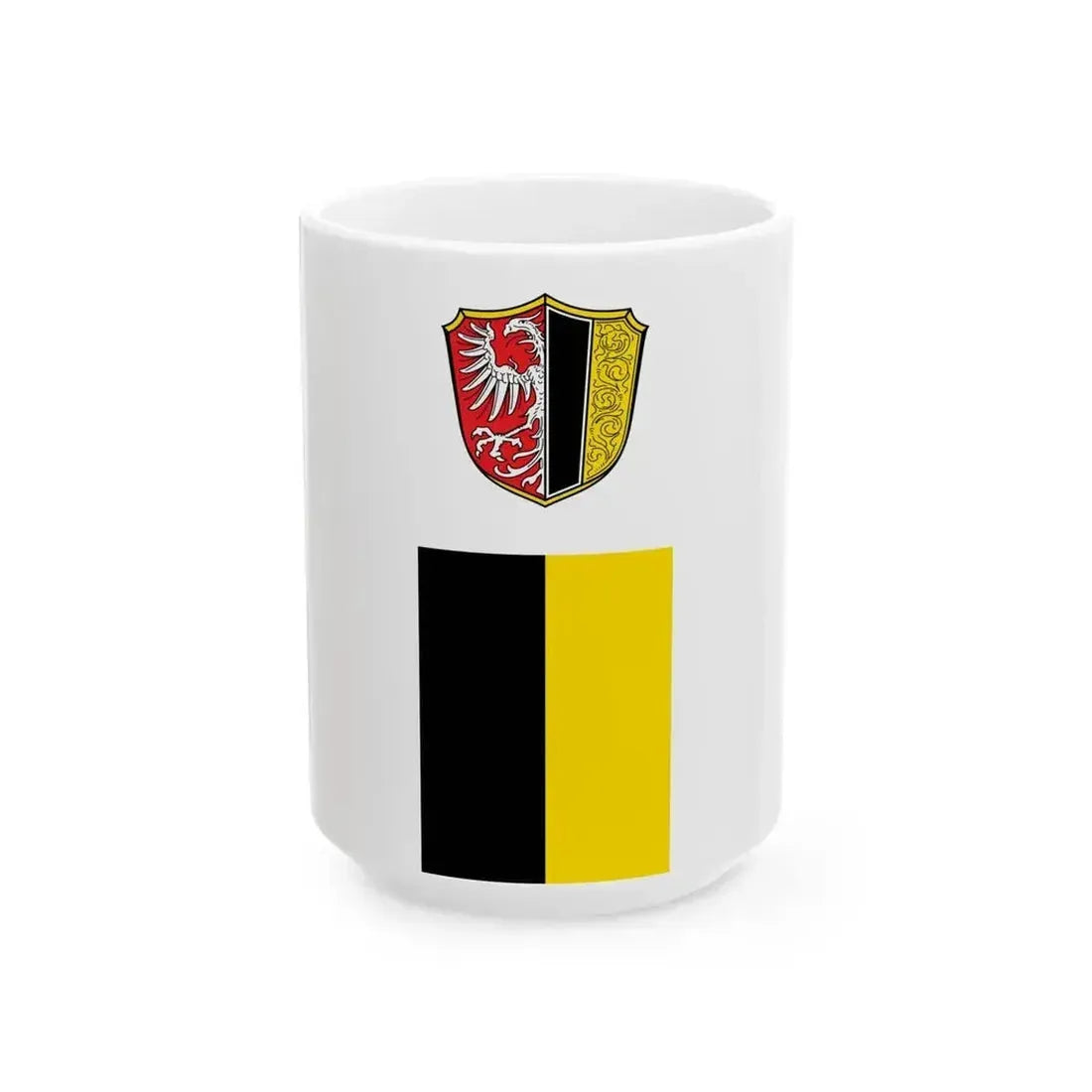 DEU Ottobeuren Banner (Germany) White Coffee Mug 15oz - Go Mug Yourself