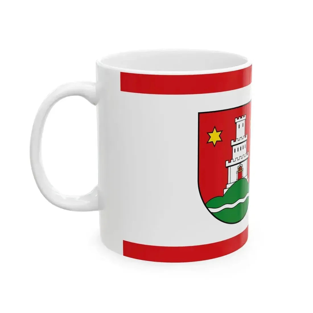 DEU Pinneberg Flag (Germany) White Coffee Mug - Go Mug Yourself