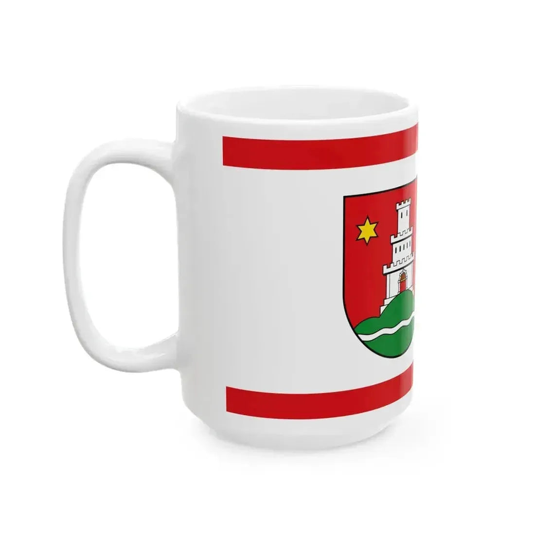 DEU Pinneberg Flag (Germany) White Coffee Mug - Go Mug Yourself