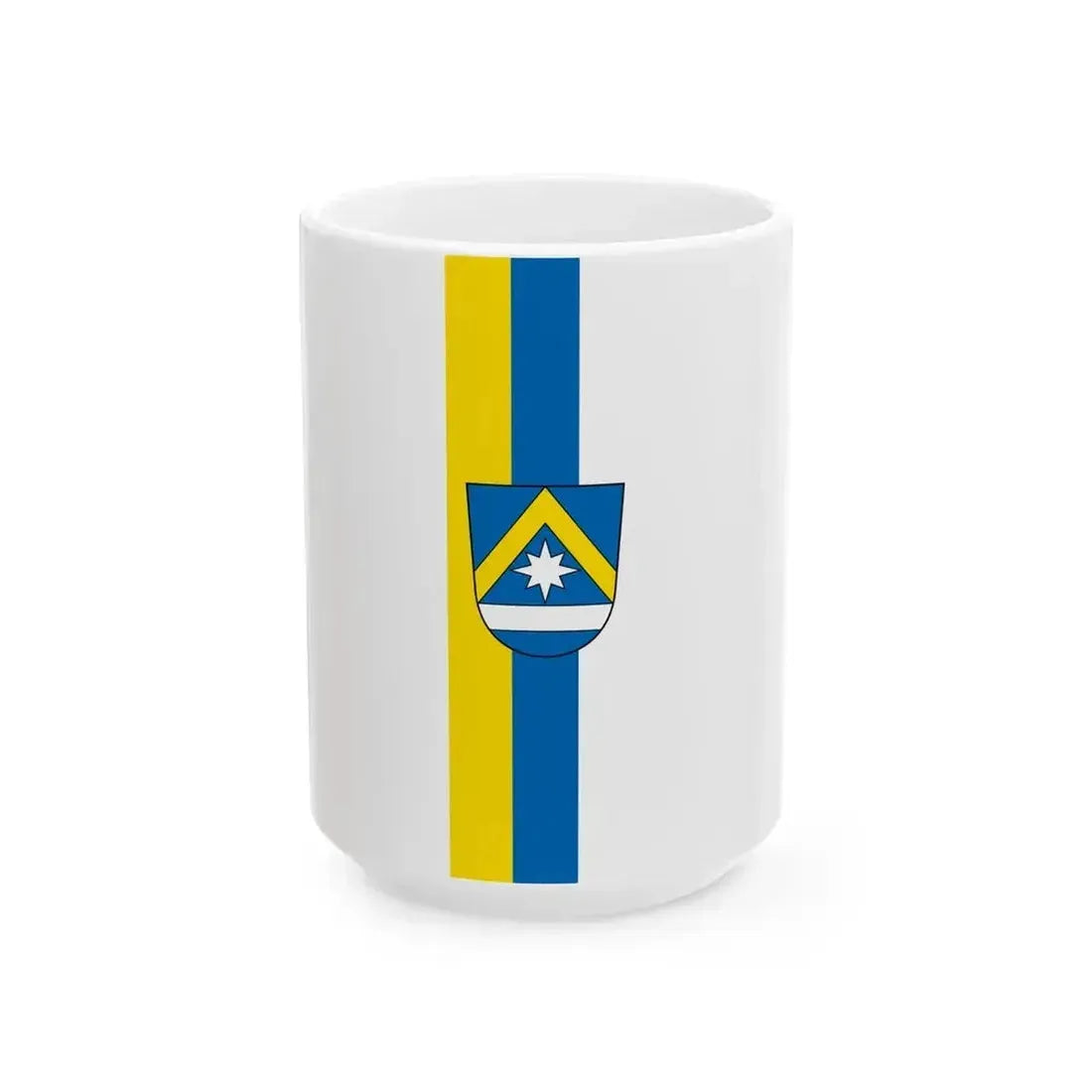 DEU Poing Banner (Germany) White Coffee Mug 15oz - Go Mug Yourself