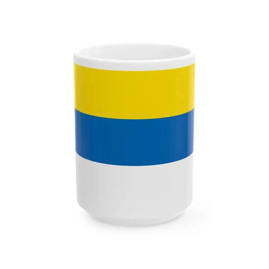 DEU Poing Flag (Germany) White Coffee Mug 15oz - Go Mug Yourself
