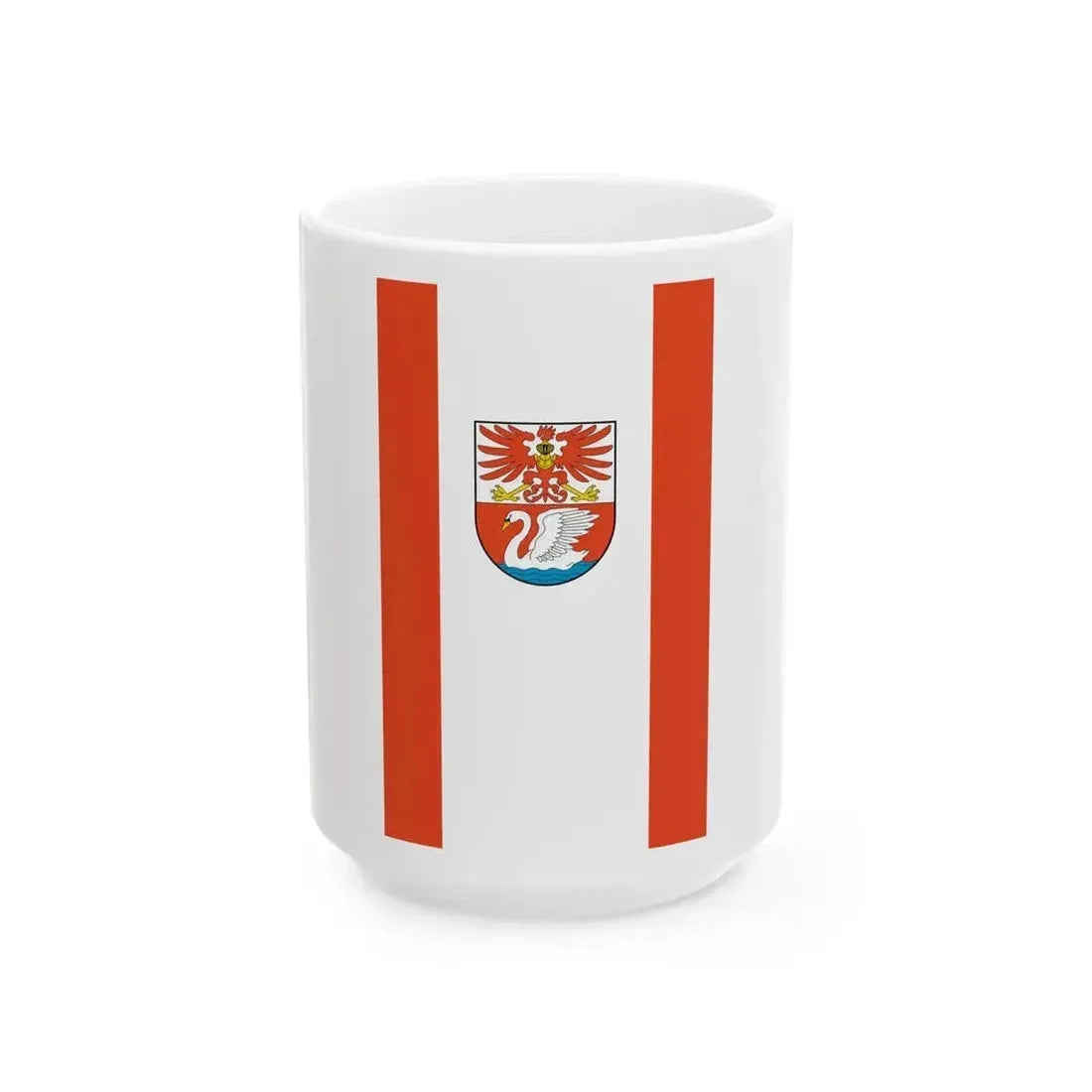 DEU Prenzlau Banner (Germany) White Coffee Mug 15oz - Go Mug Yourself