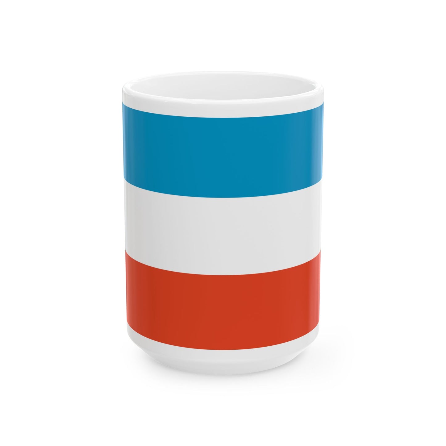 DEU Prenzlau Flag former (Germany) White Coffee Mug-15oz-Go Mug Yourself