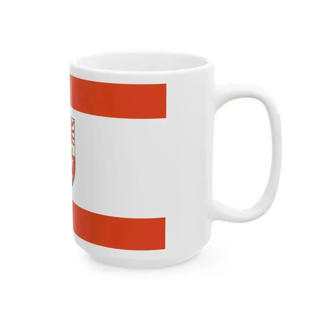 DEU Prenzlau Flag (Germany) White Coffee Mug - Go Mug Yourself