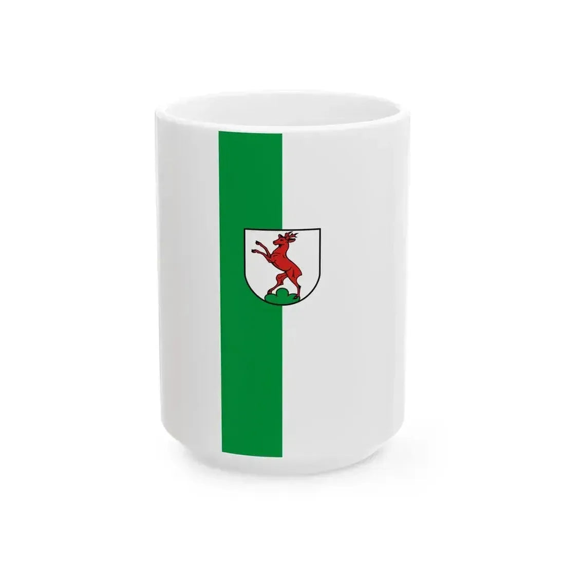 DEU Rechberghausen Banner (Germany) White Coffee Mug 15oz - Go Mug Yourself