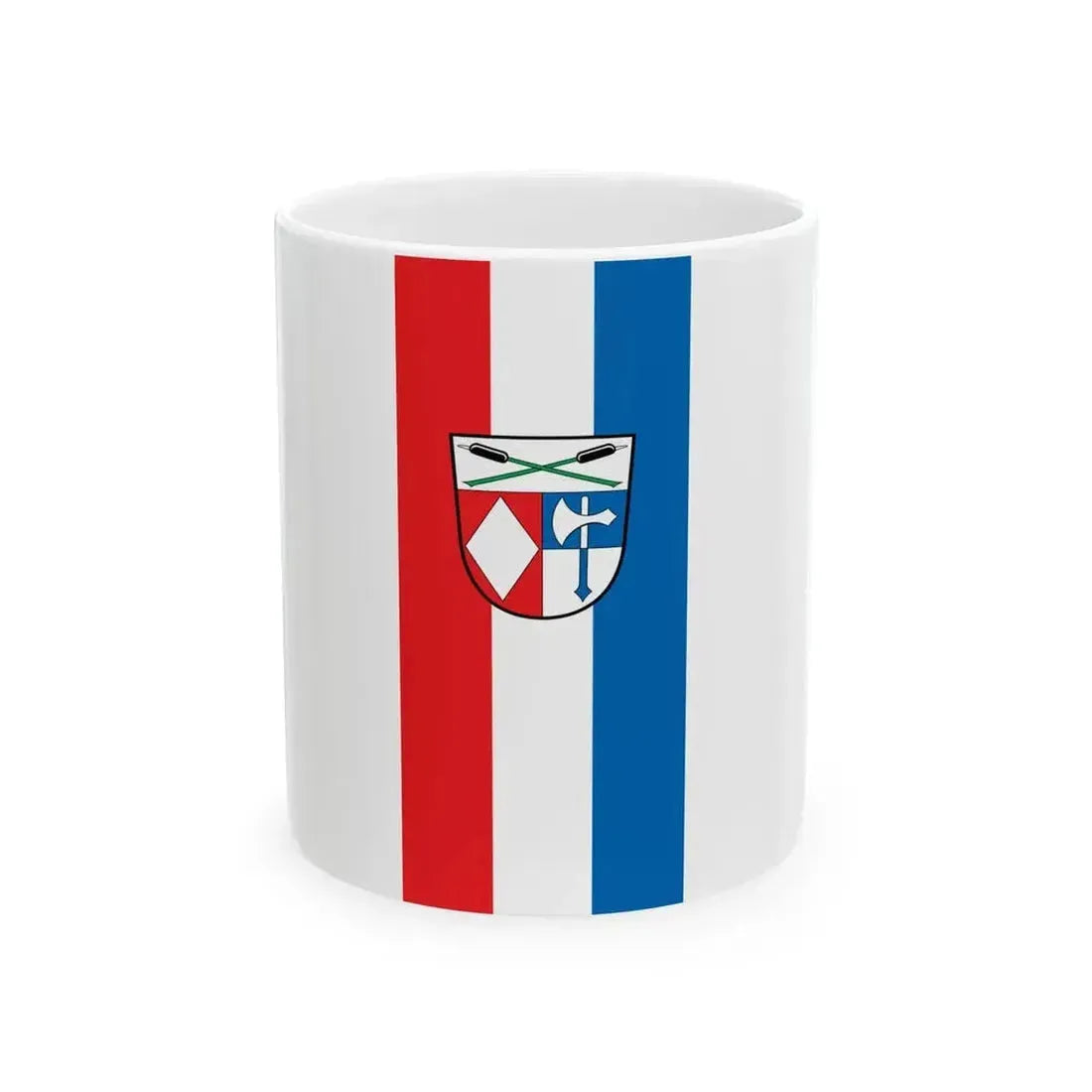 DEU Rohrdorf Banner deriv (Germany) White Coffee Mug 11oz - Go Mug Yourself