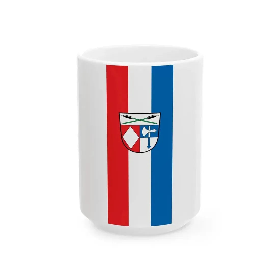 DEU Rohrdorf Banner deriv (Germany) White Coffee Mug 15oz - Go Mug Yourself