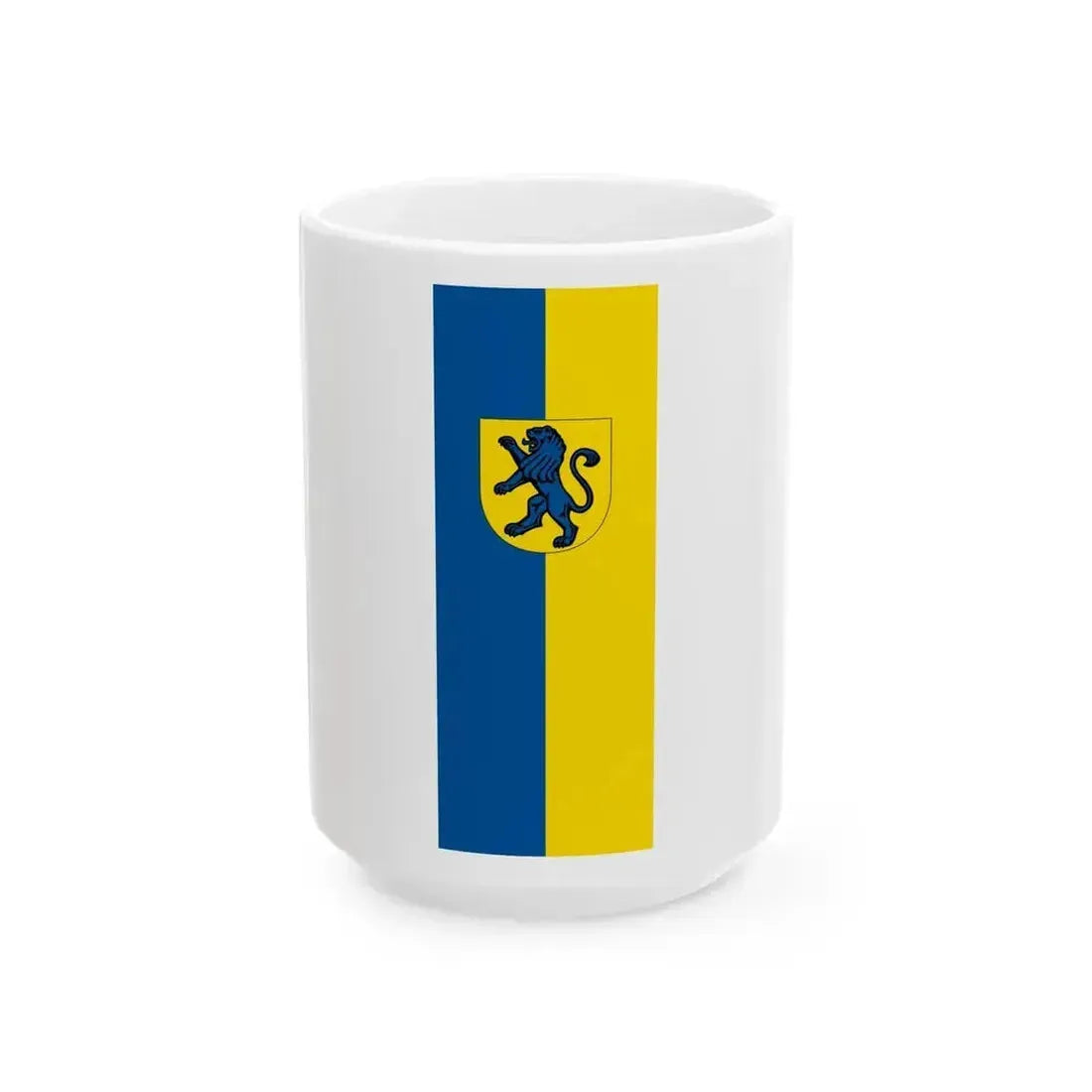 DEU Salach Banner (Germany) White Coffee Mug 15oz - Go Mug Yourself