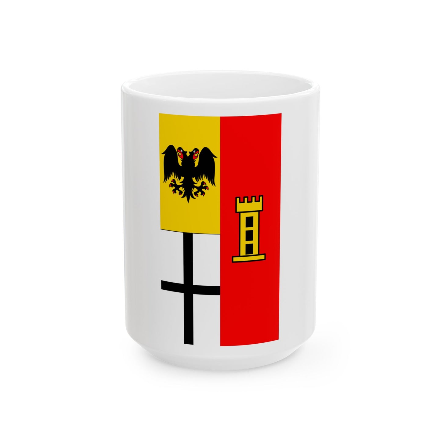 DEU Wiesemscheid Banner (Germany) White Coffee Mug-15oz-Go Mug Yourself