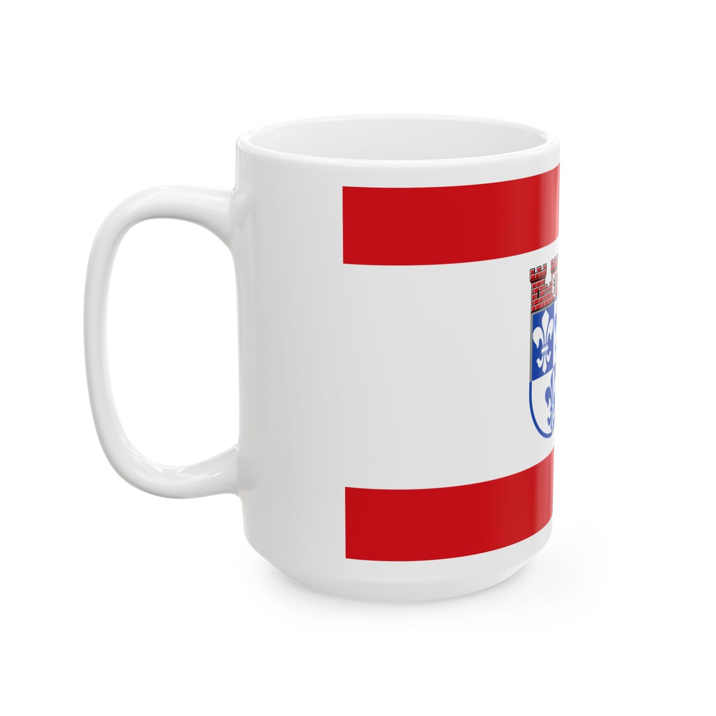 DEU Wilmersdorf district Flag (Germany) White Coffee Mug-Go Mug Yourself