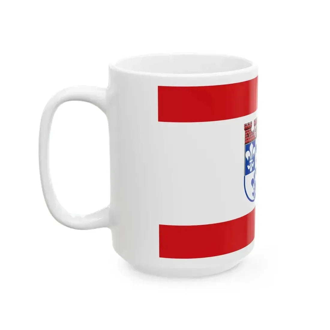 DEU Wilmersdorf district Flag (Germany) White Coffee Mug - Go Mug Yourself
