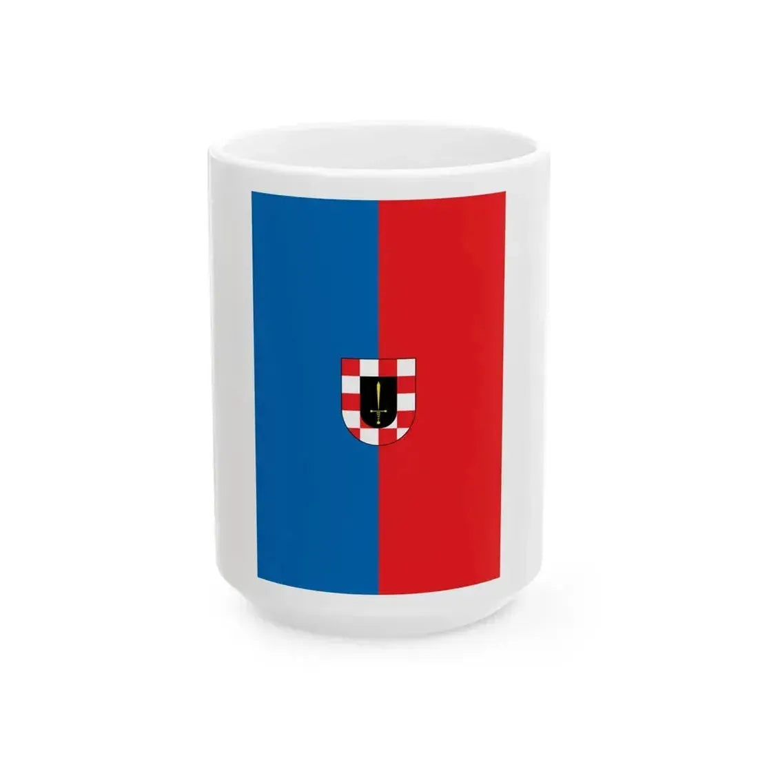 DEU Winningen Banner (Germany) White Coffee Mug 15oz - Go Mug Yourself
