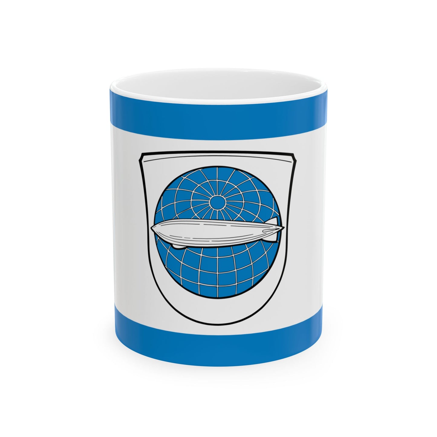 DEU Zeppelinheim Flag (Germany) White Coffee Mug-11oz-Go Mug Yourself