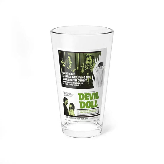 DEVIL DOLL 1964 Movie Poster - Pint Glass 16oz 16oz - Go Mug Yourself