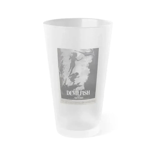 DEVIL FISH (NEVER PRODUCED) 1984 Movie Poster - Frosted Pint Glass 16oz 16oz Frosted - Go Mug Yourself