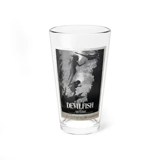 DEVIL FISH (NEVER PRODUCED) 1984 Movie Poster - Pint Glass 16oz 16oz - Go Mug Yourself