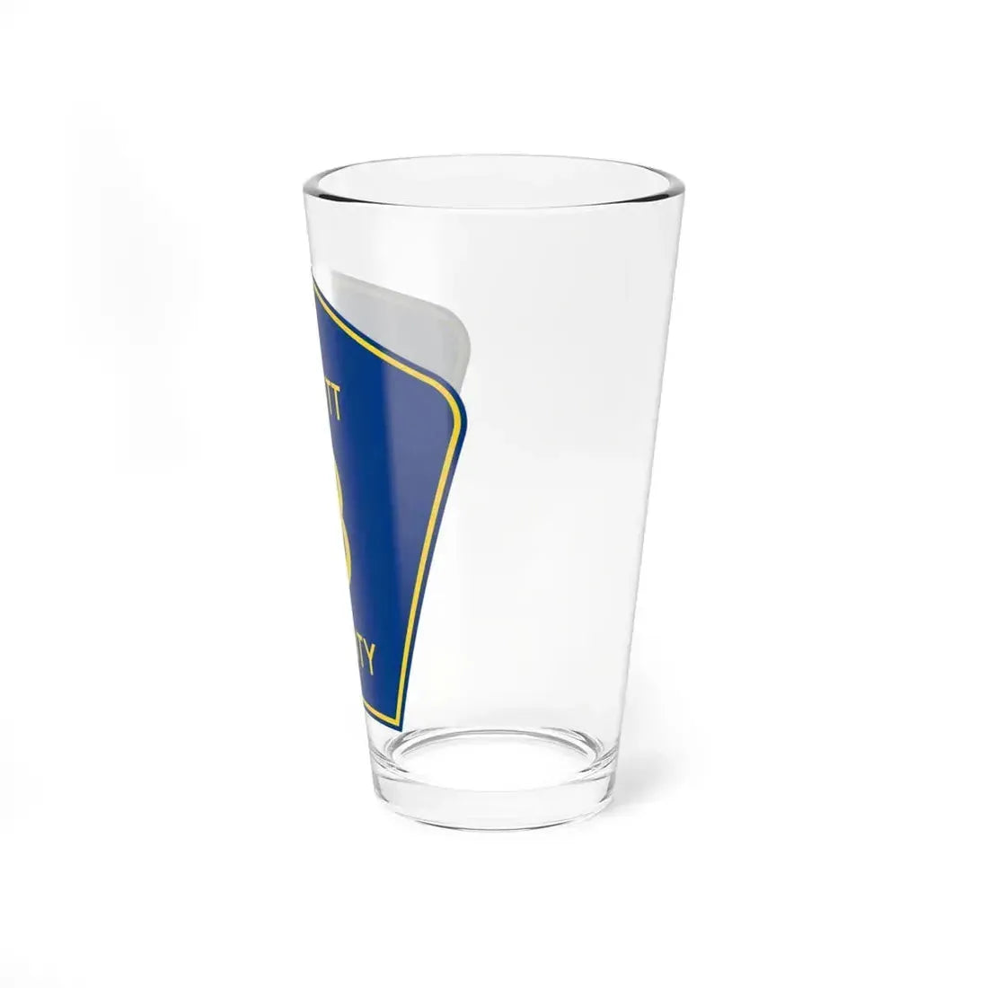 Dewitt County 8 (Illinois) (Road Sign) Pint Glass 16oz - Go Mug Yourself