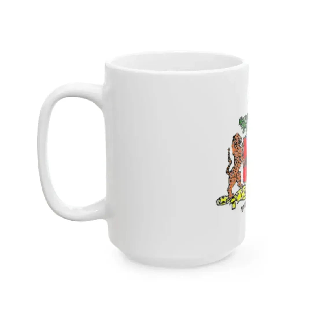 Dharampur flag (India) White Coffee Mug - Go Mug Yourself