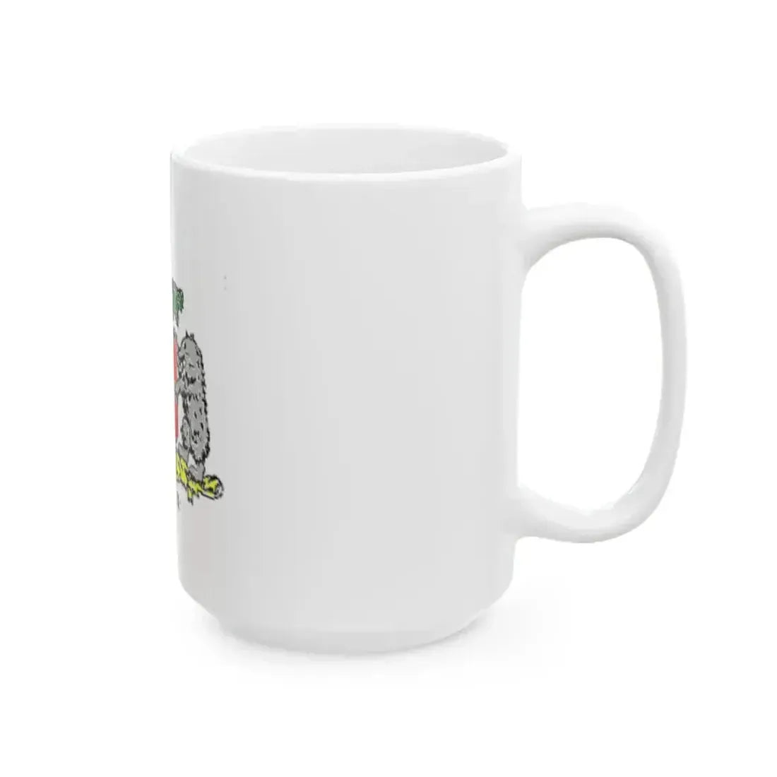 Dharampur flag (India) White Coffee Mug - Go Mug Yourself