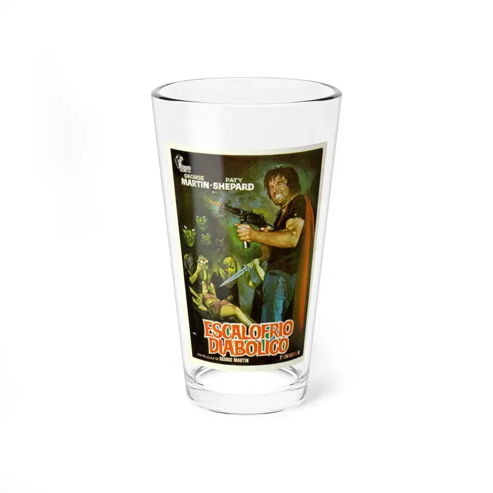 DIABOLICAL SHUDDER 1972 Movie Poster - Pint Glass 16oz 16oz - Go Mug Yourself