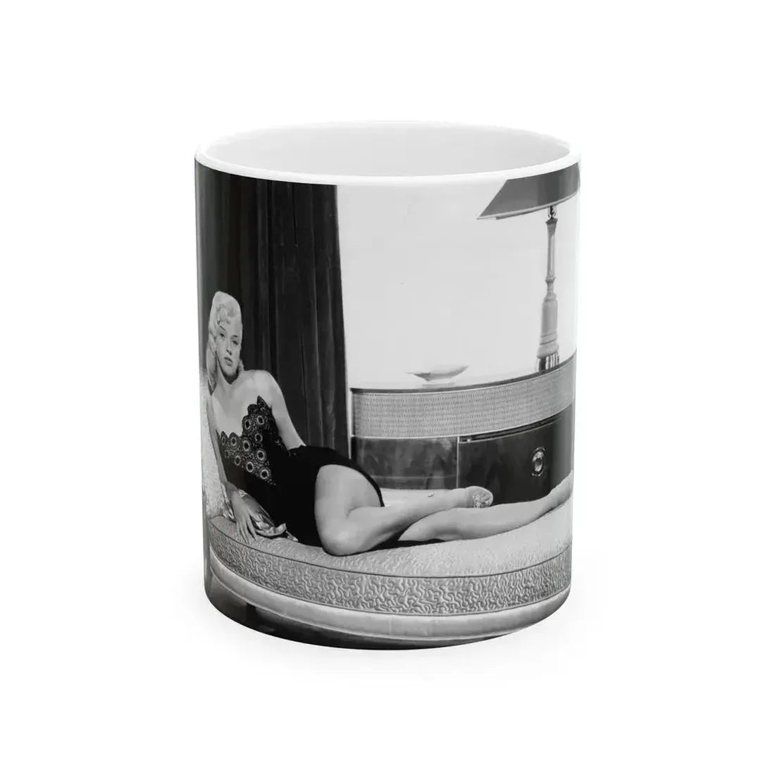 Diana Dors #103 (Vintage Female Icon) White Coffee Mug 11oz - Go Mug Yourself