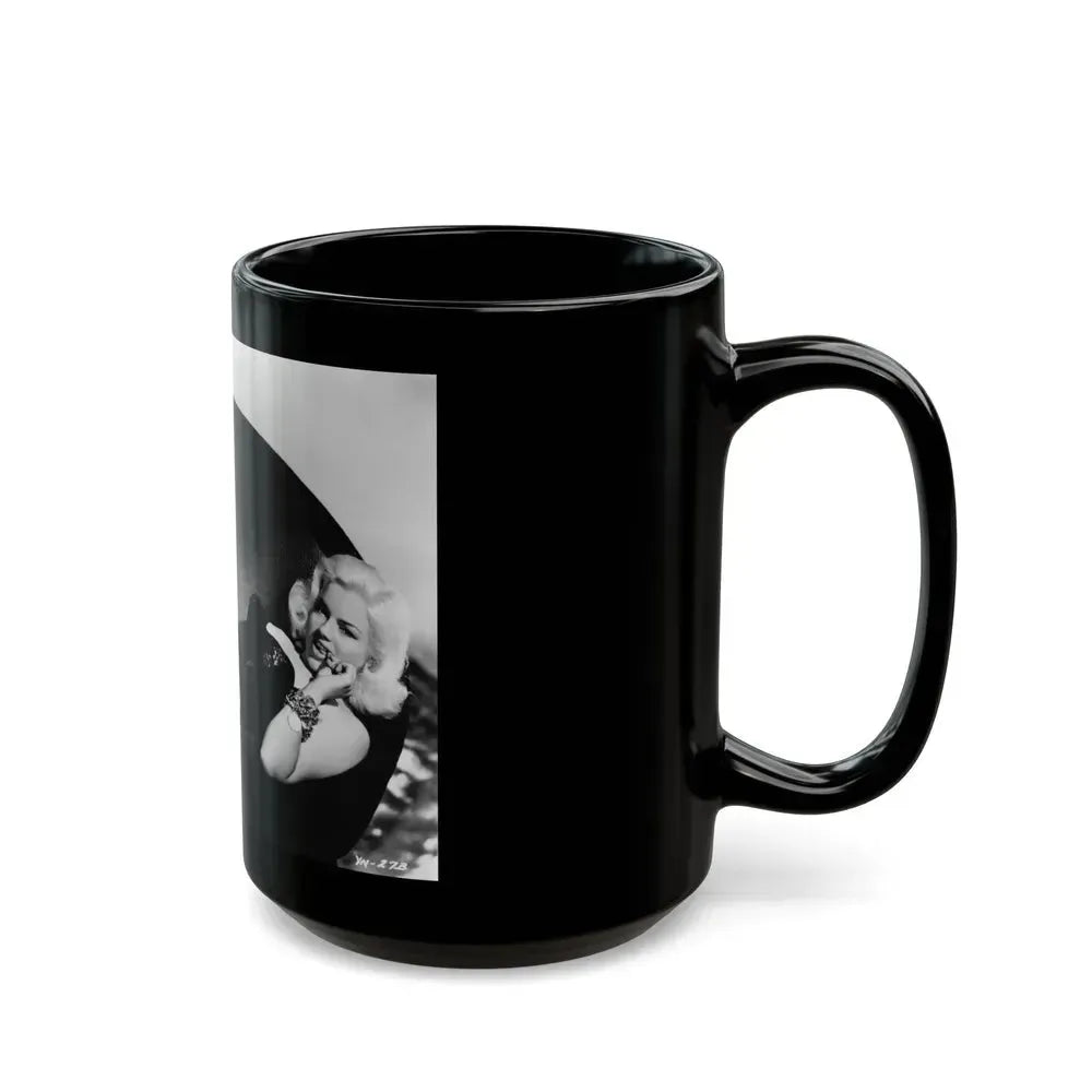 Diana Dors #104 (Vintage Female Icon) Black Coffee Mug - Go Mug Yourself