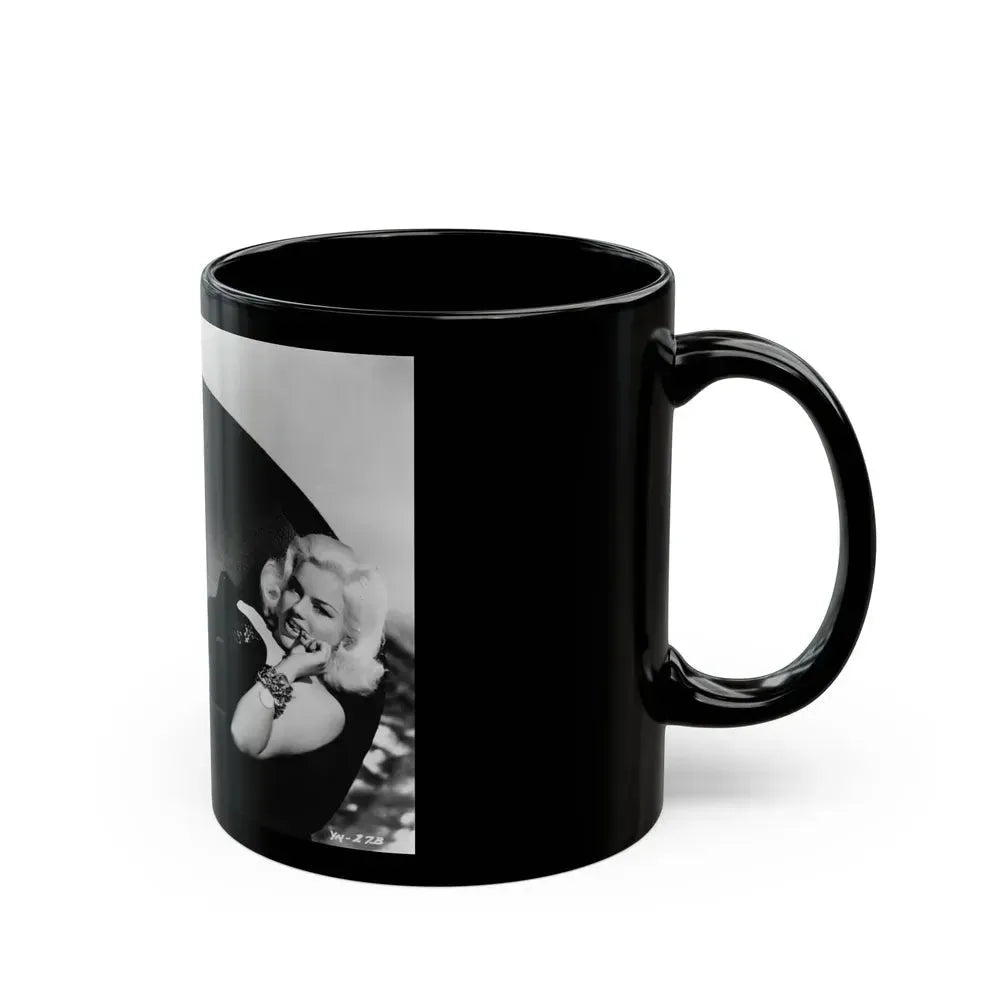 Diana Dors #104 (Vintage Female Icon) Black Coffee Mug - Go Mug Yourself