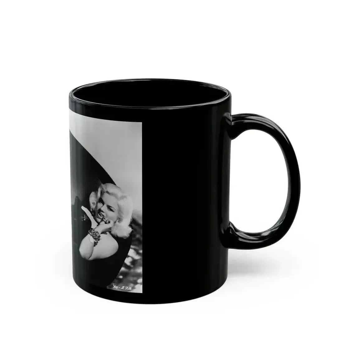 Diana Dors #104 (Vintage Female Icon) Black Coffee Mug - Go Mug Yourself