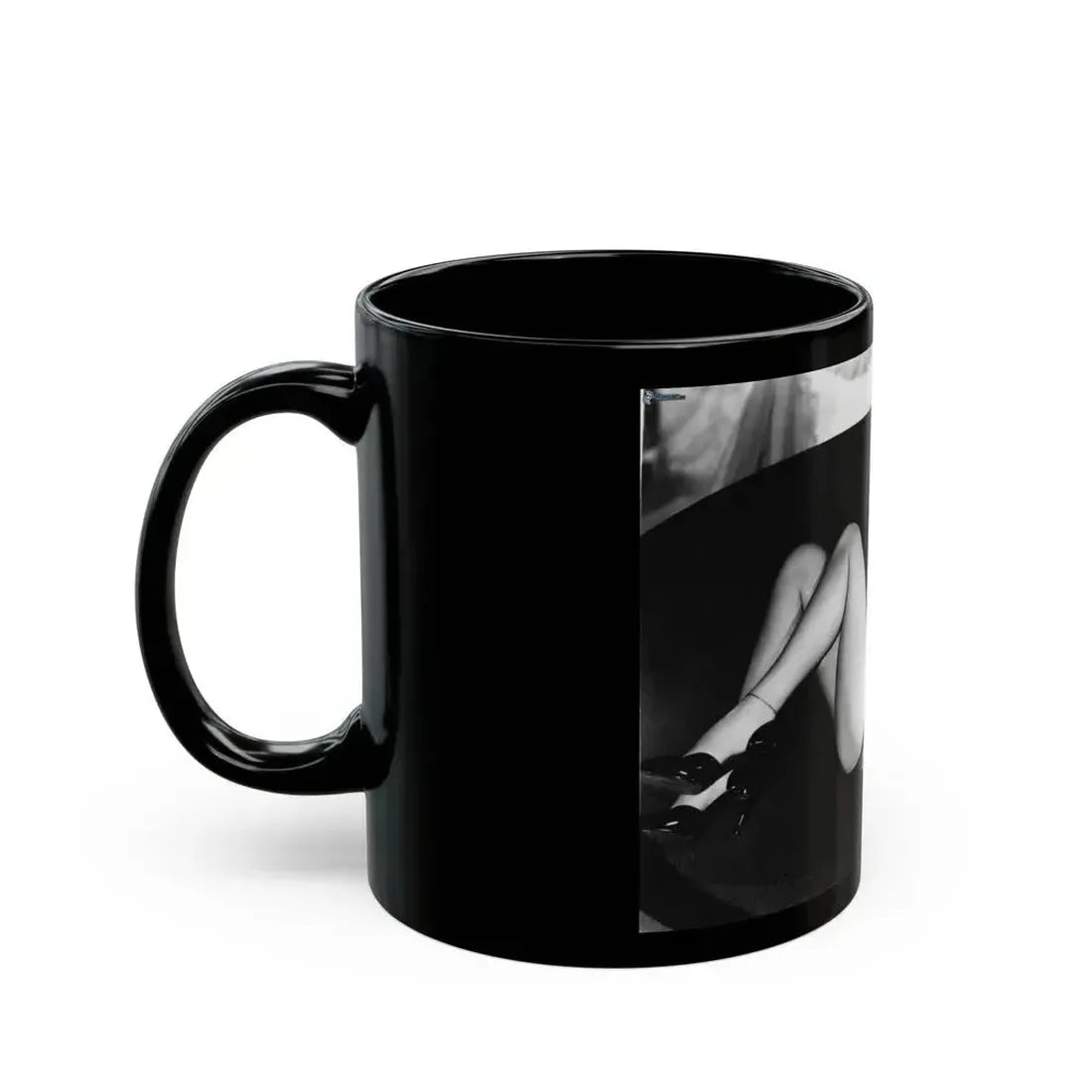 Diana Dors #104 (Vintage Female Icon) Black Coffee Mug - Go Mug Yourself