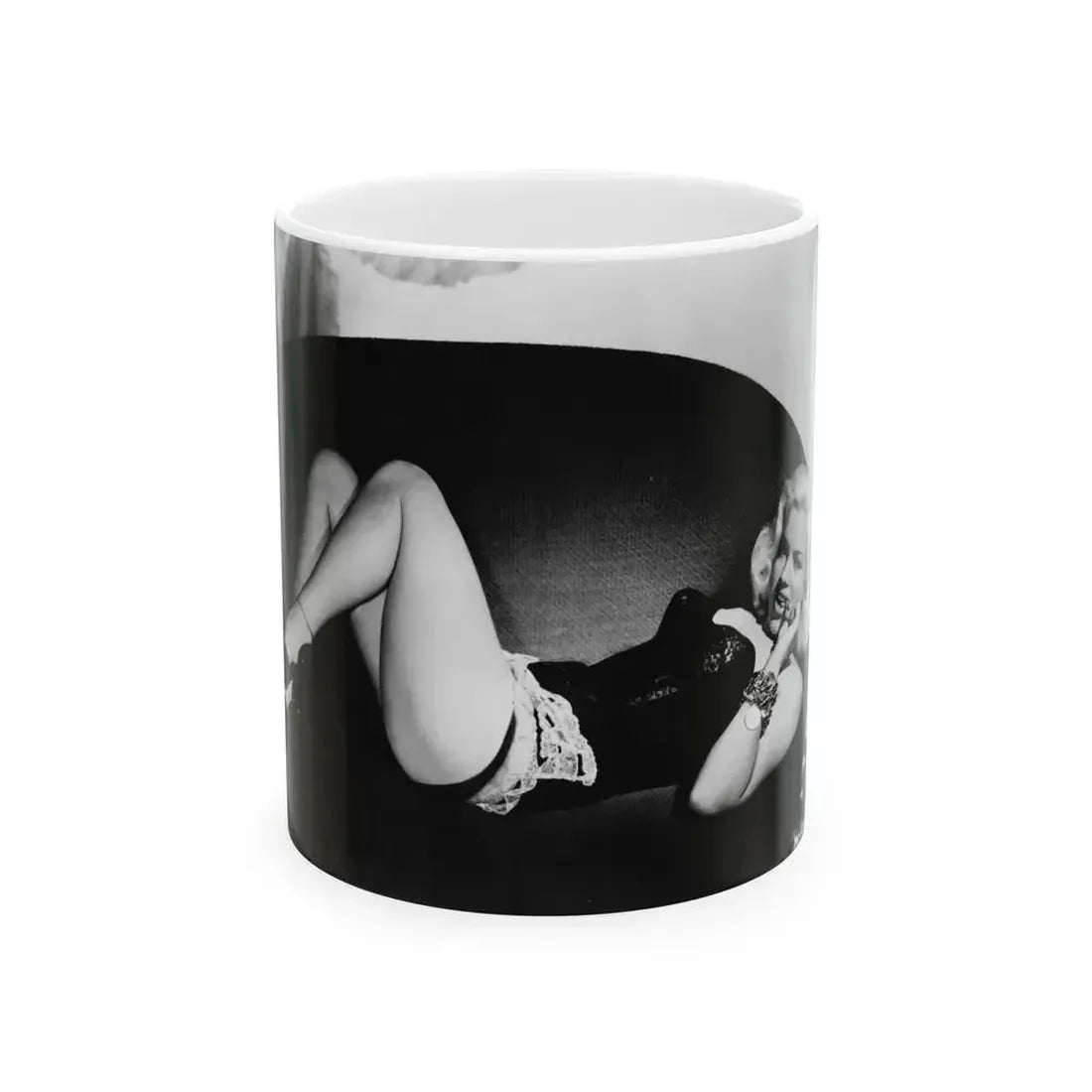 Diana Dors #104 (Vintage Female Icon) White Coffee Mug 11oz - Go Mug Yourself
