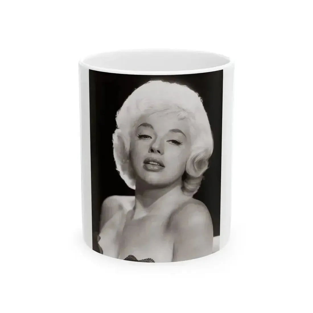 Diana Dors #105 (Vintage Female Icon) White Coffee Mug 11oz - Go Mug Yourself