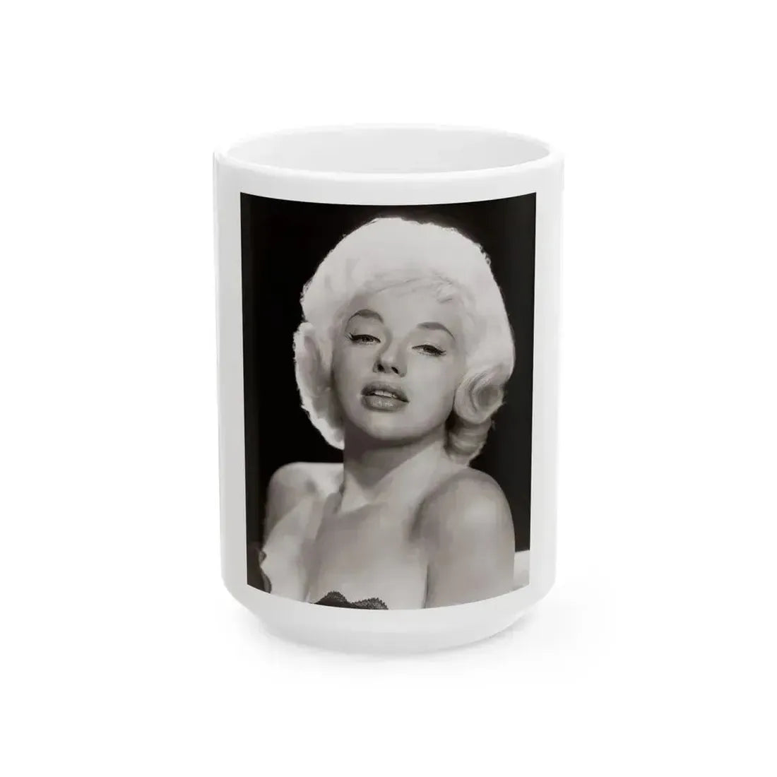Diana Dors #105 (Vintage Female Icon) White Coffee Mug 15oz - Go Mug Yourself