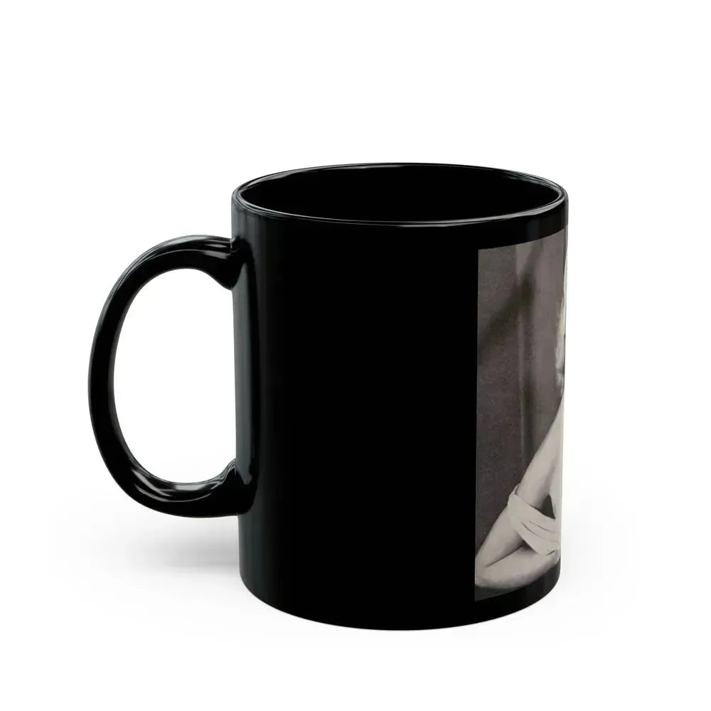 Diana Dors #108 (Vintage Female Icon) Black Coffee Mug - Go Mug Yourself