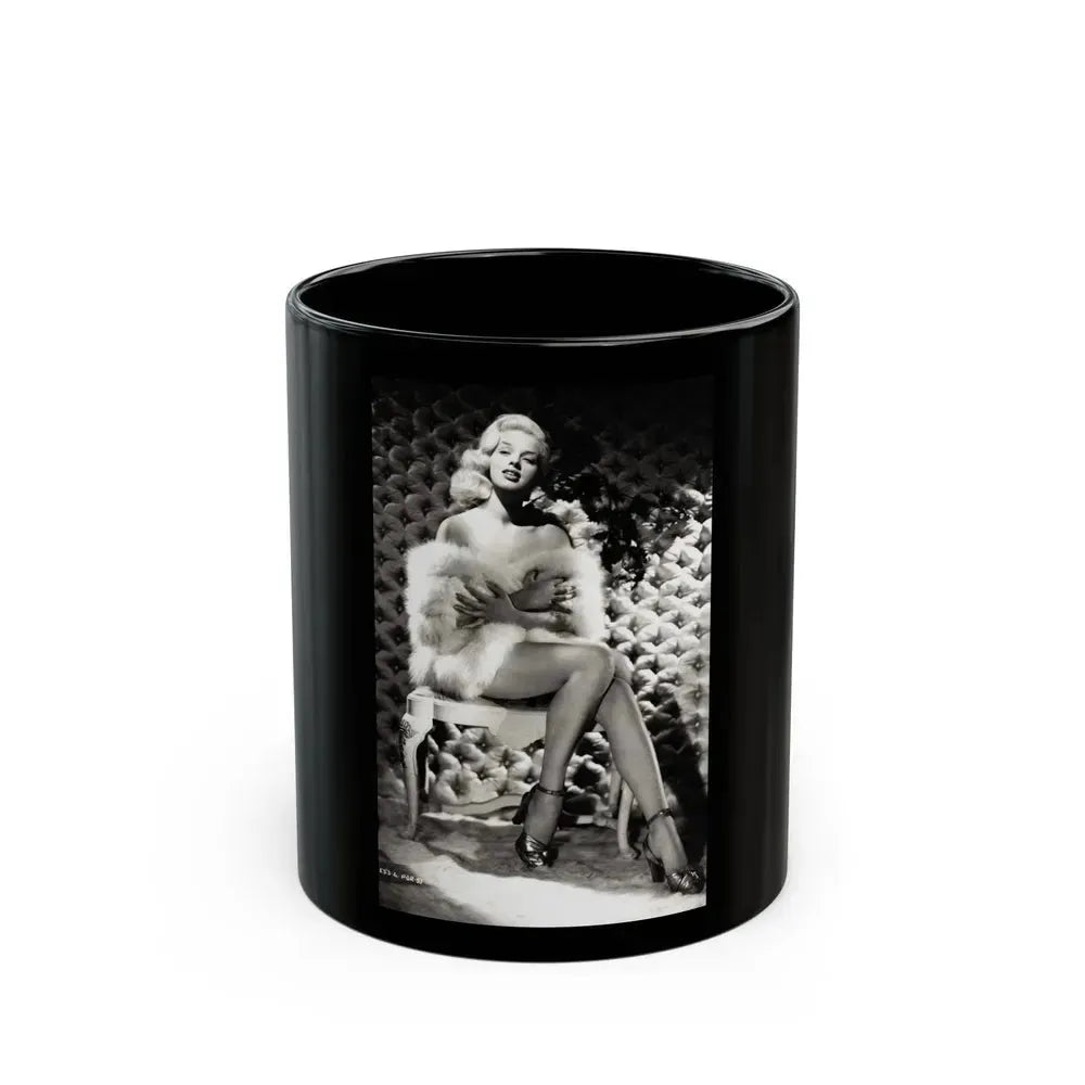 Diana Dors #110 (Vintage Female Icon) Black Coffee Mug 11oz - Go Mug Yourself