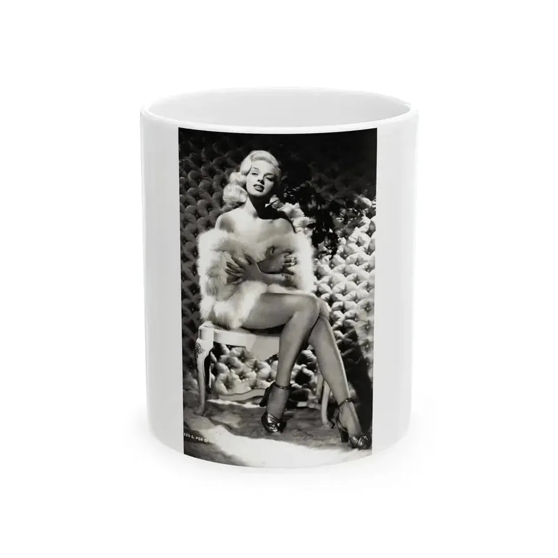 Diana Dors #110 (Vintage Female Icon) White Coffee Mug 11oz - Go Mug Yourself