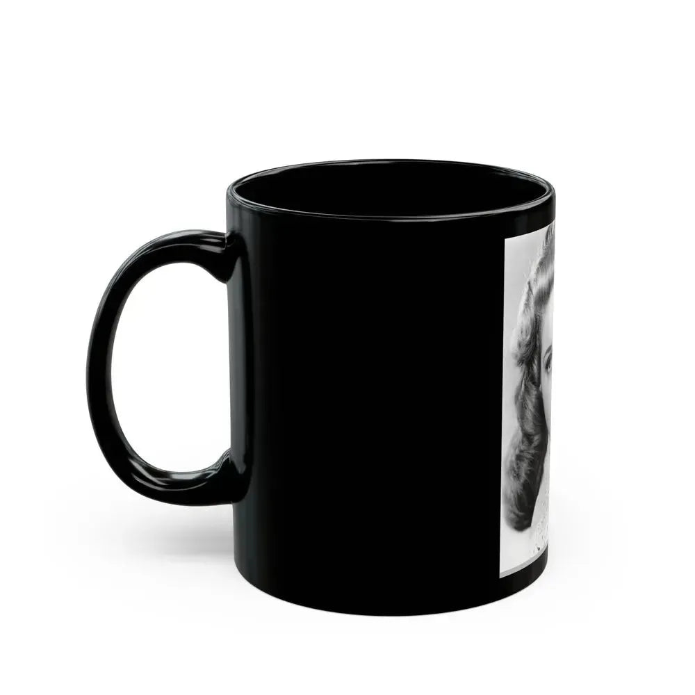 Diana Dors #115 (Vintage Female Icon) Black Coffee Mug - Go Mug Yourself