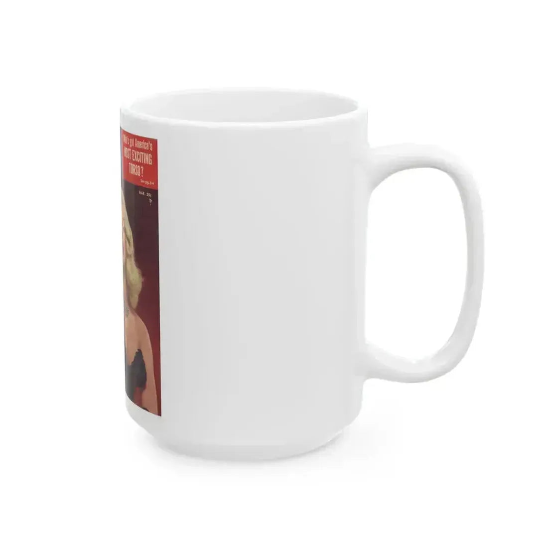 Diana Dors #129 - Mag. Cover (Vintage Female Icon) White Coffee Mug - Go Mug Yourself