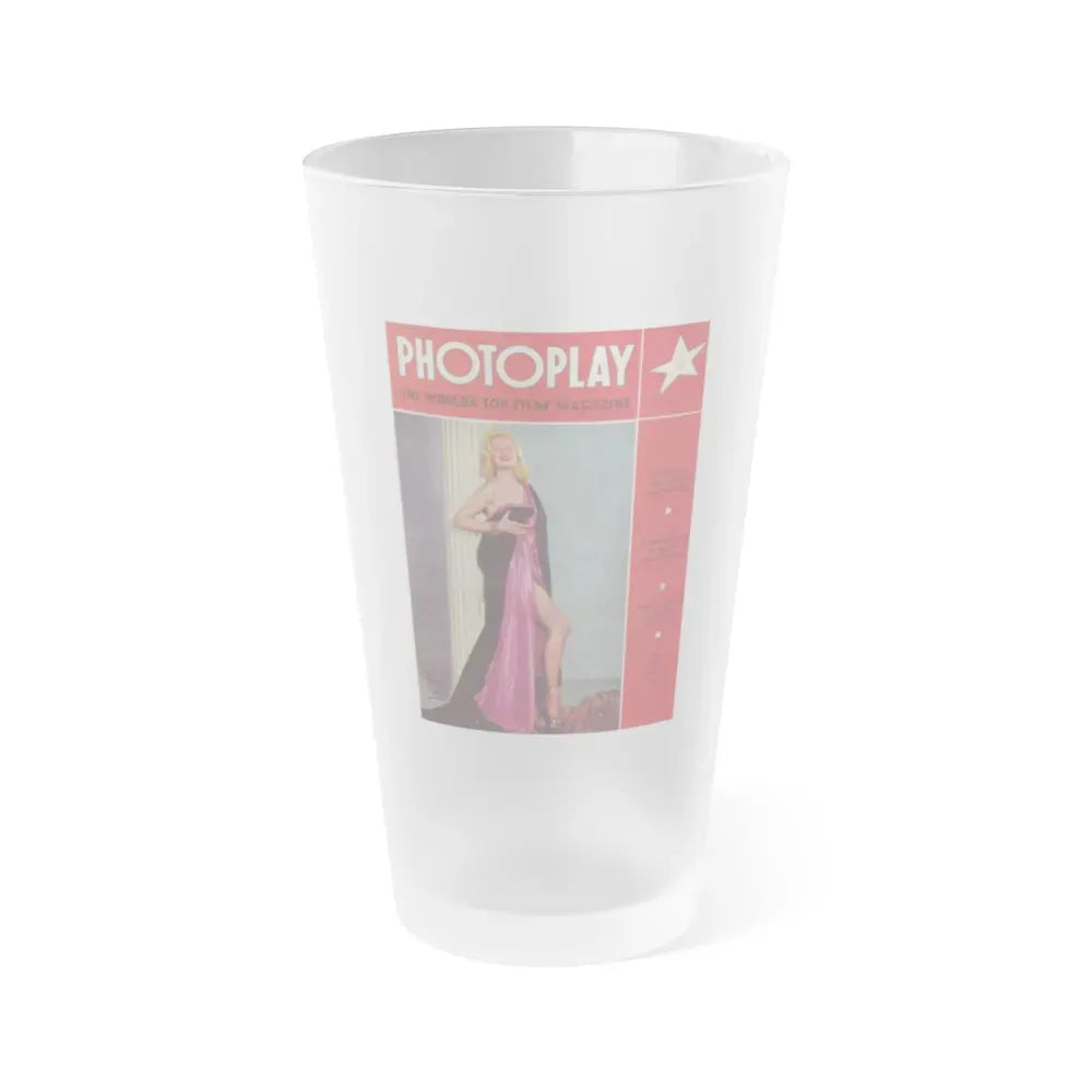 Diana Dors #130 - Mag. Cover (Vintage Female Icon) Frosted Pint Glass 16oz 16oz Frosted - Go Mug Yourself