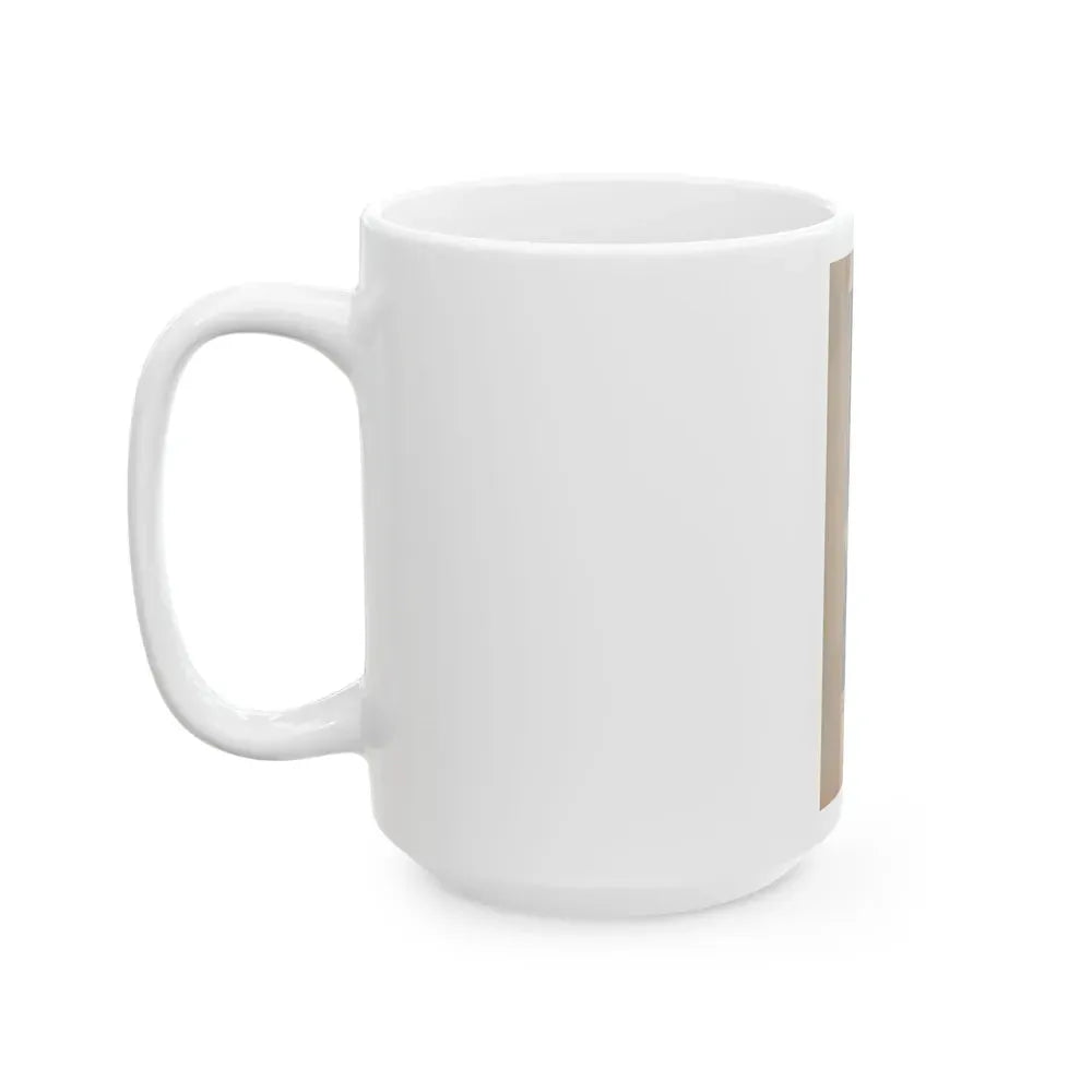 Diana Dors #140 - 1 of 2 B&W Pin-Up Photos from Mr. Magazine Aug. of '59 (Vintage Female Icon) White Coffee Mug - Go Mug Yourself