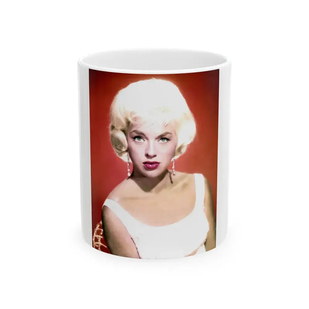 Diana Dors #143 (Vintage Female Icon) White Coffee Mug 11oz - Go Mug Yourself